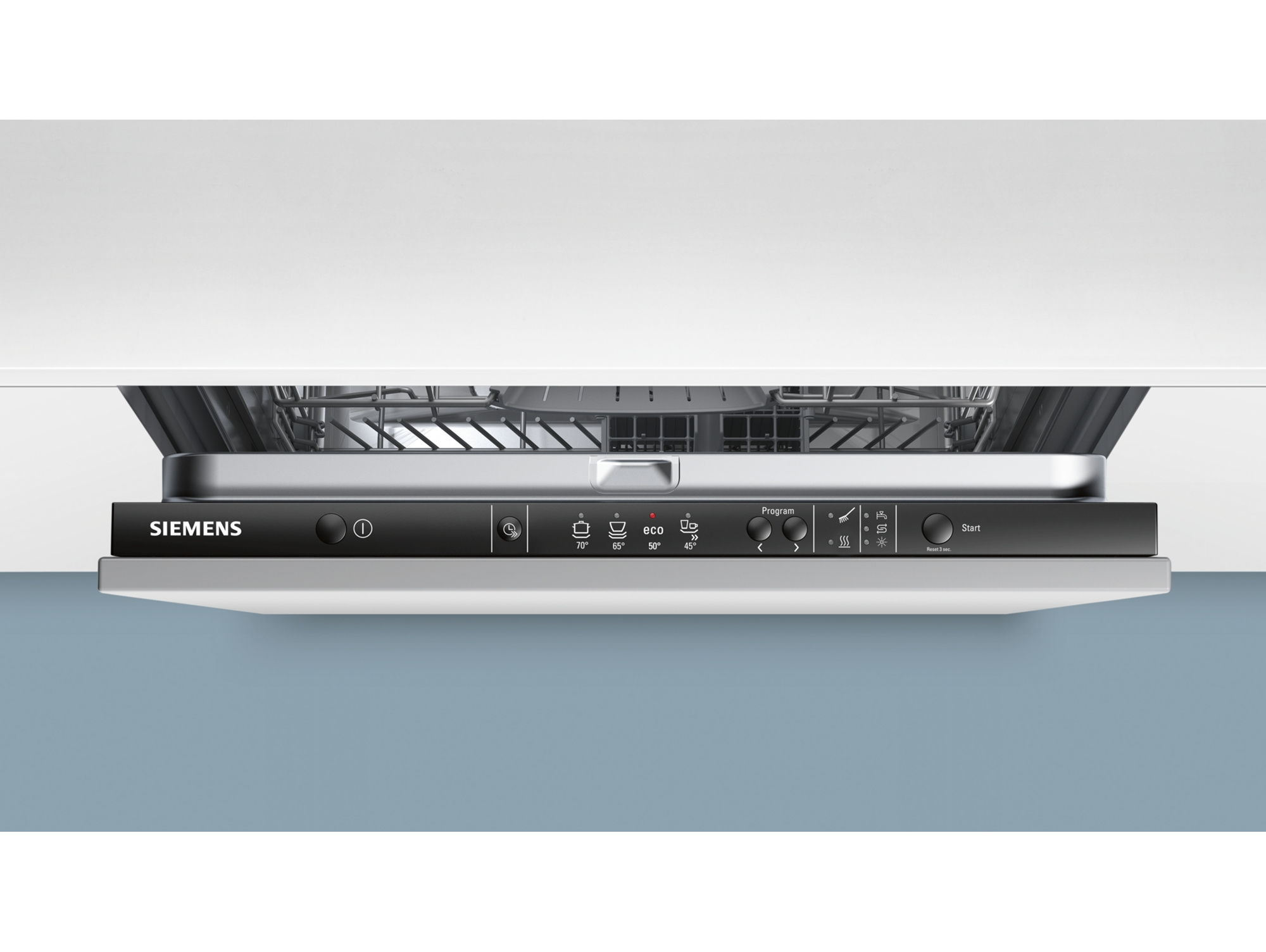 Lavavajillas - Siemens SN64D002EU, Inox, 60 CM