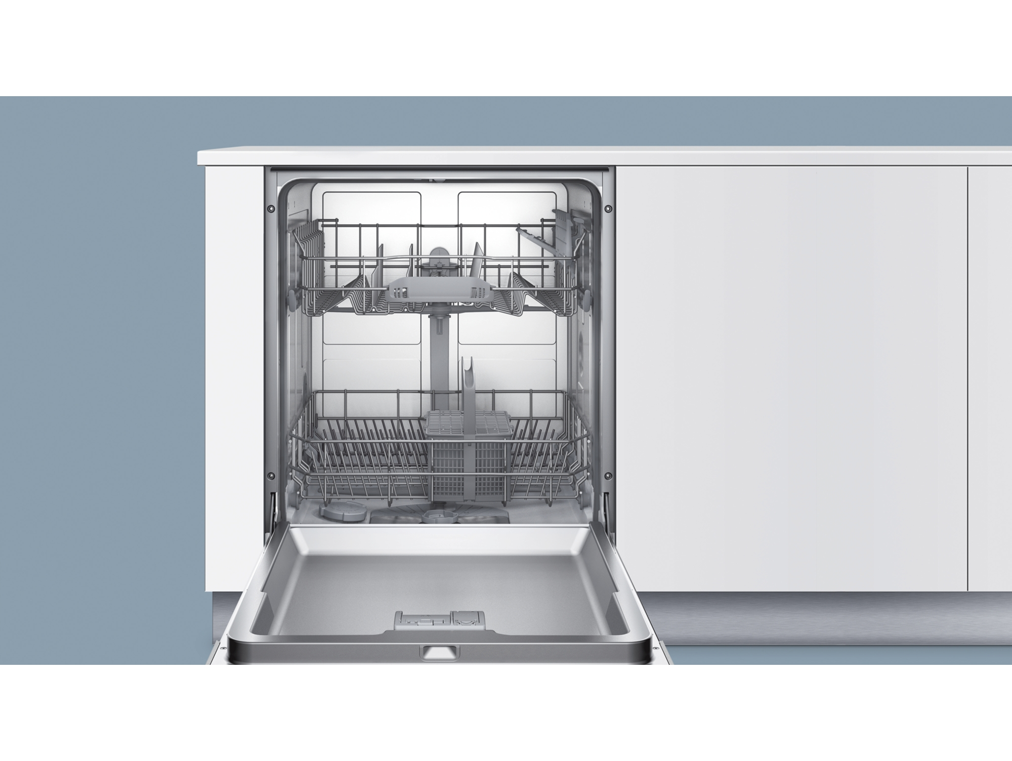 Lavavajillas - Siemens SN64D002EU, Inox, 60 CM