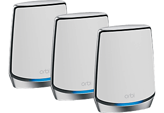 NETGEAR Orbi AX6000 (RBK853) - WLAN Mesh System (Weiss/Grau)