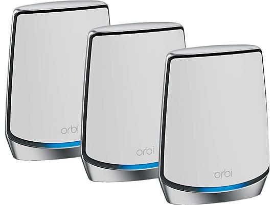 NETGEAR Orbi AX6000 (RBK853) - Wi-Fi Mesh System (Blanc/Gris)