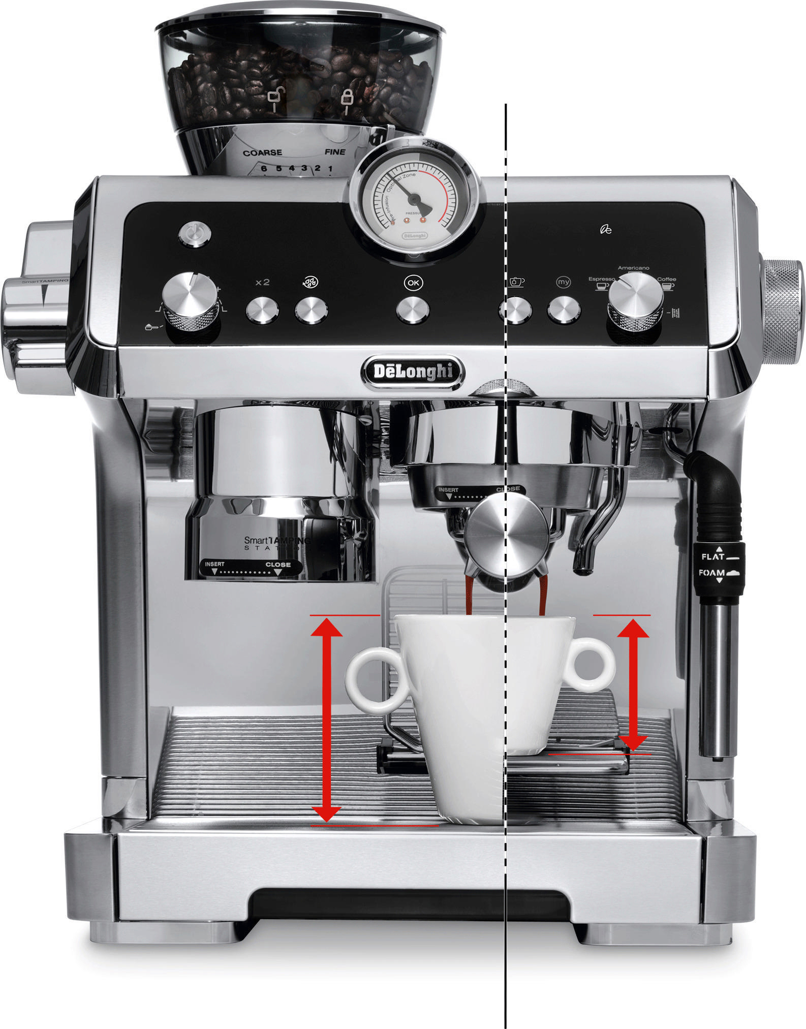 DELONGHI La Specialista EC9335.M Espressomaschine Silber