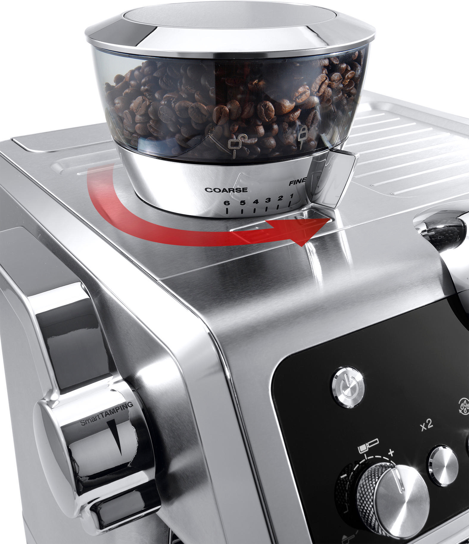 DELONGHI La Specialista EC9335.M Espressomaschine Silber