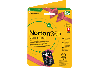 Norton 360 Standard (1+1 appareils/1 an/10 Go) : Swiss Edition - PC/MAC - Allemand, Français, Italien