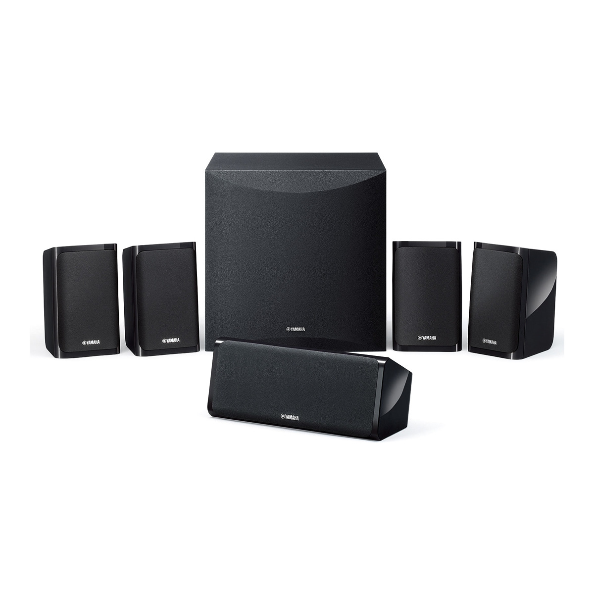 Yamaha Altavoces Nsp41 negro 5.1 con subwoofer autoamplificado home cinema sistema 6 100