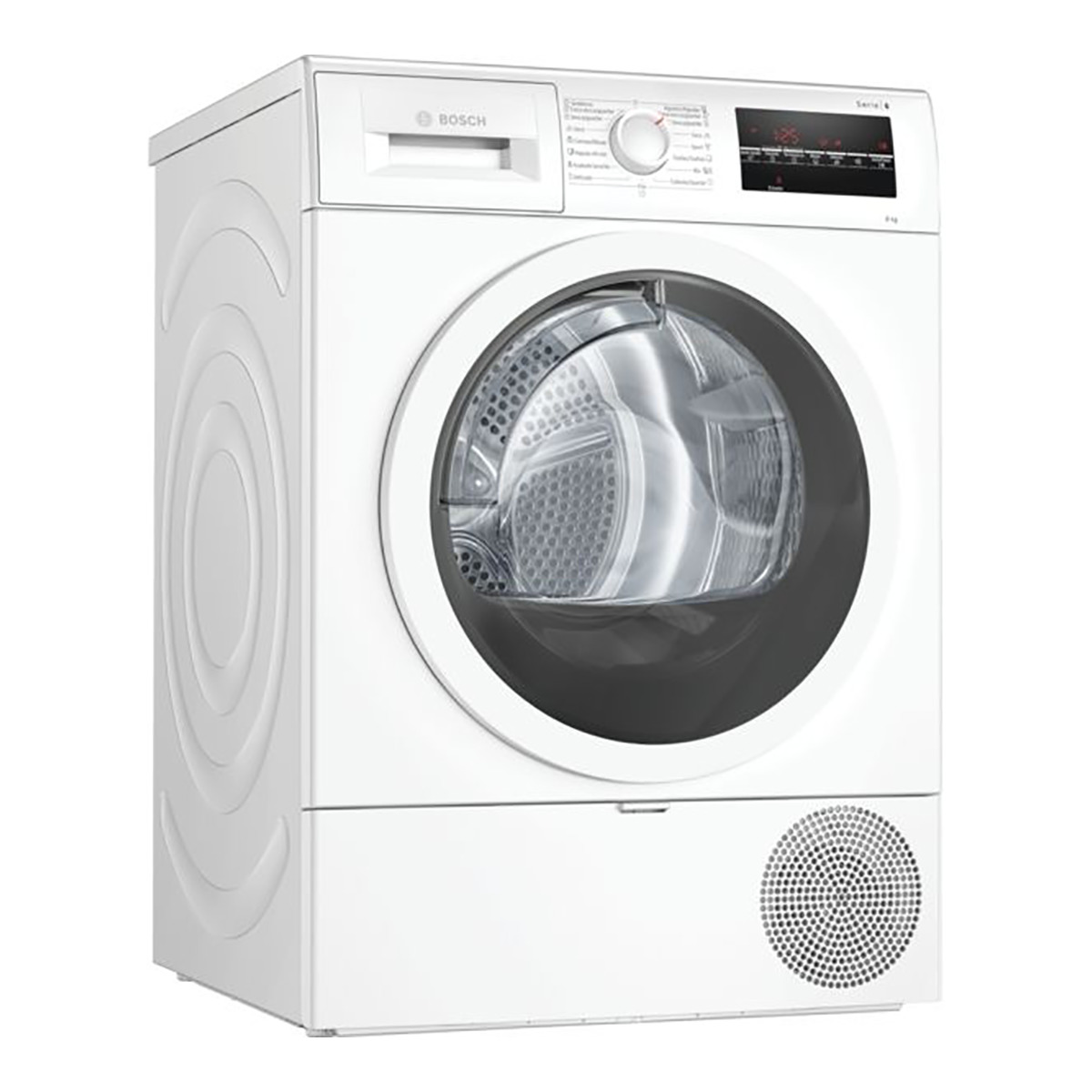 Bosch Serie 6 wtr87641es secadora bomba de calor carga frontal 8kg a+++ blanca por condensación instalación disponible libre capacidad 8