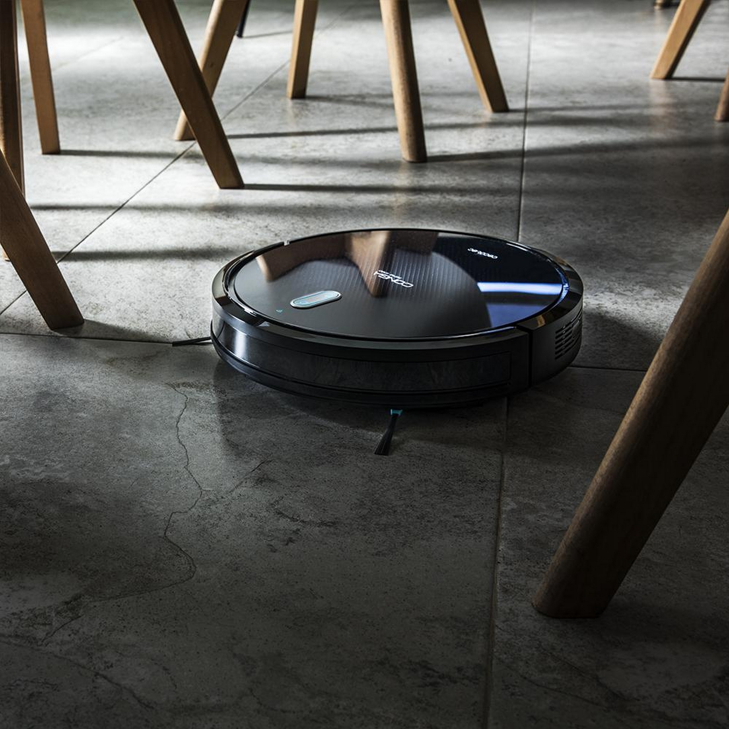 Robot aspirador - Cecotec Conga Serie 1099 Connected, WiFi, App, Programable, 64 dB, Negro