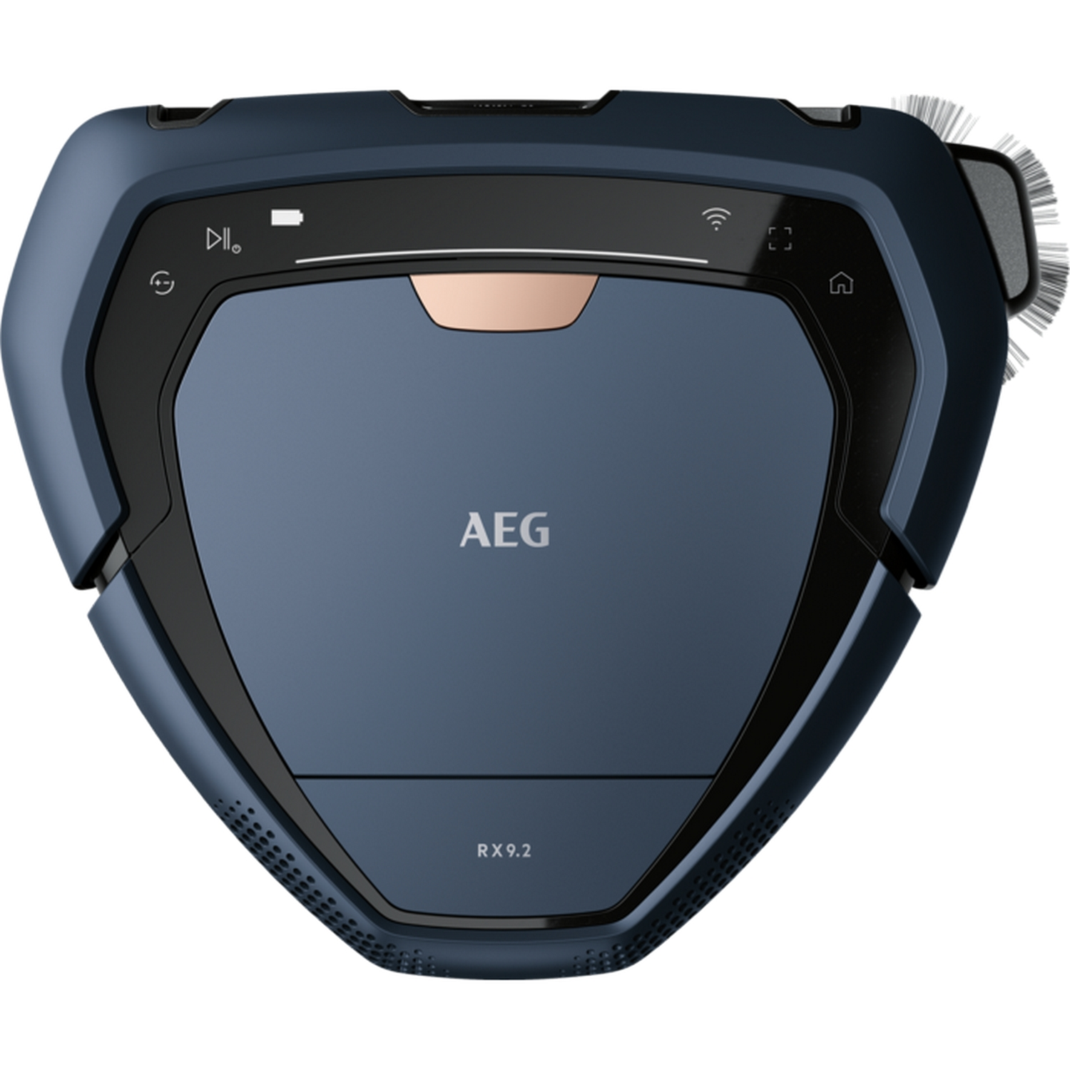 Robot aspirador - AEG RX9, 650 W, Navegación 3D, WiFi, App, 0.9 l, Autonomía  120 min, 75 dB, Azul