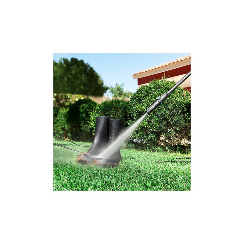 Hidrolimpiadora - Cecotec HidroBoost 1400 EasyMove, 1400 W, Radio acción 11 m, 104 bares, Negro