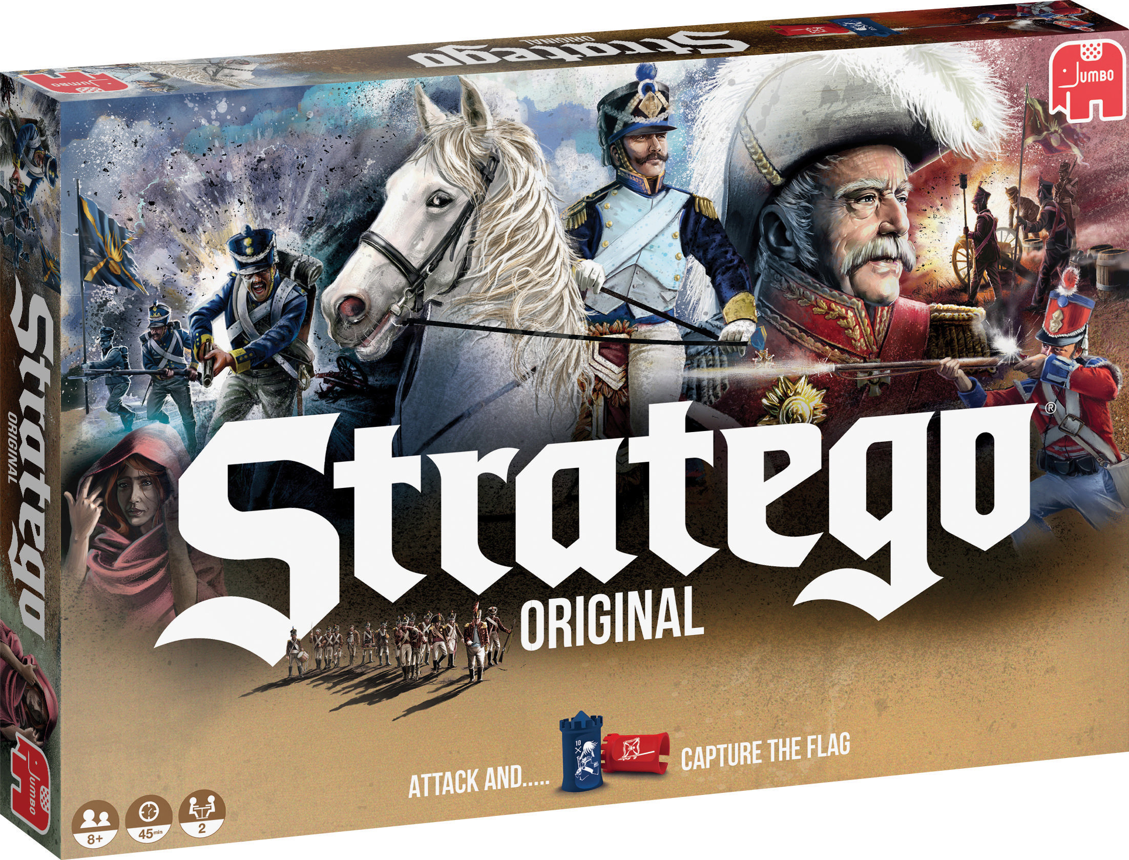 JUMBO Stratego Original Familienspiel Mehrfarbig
