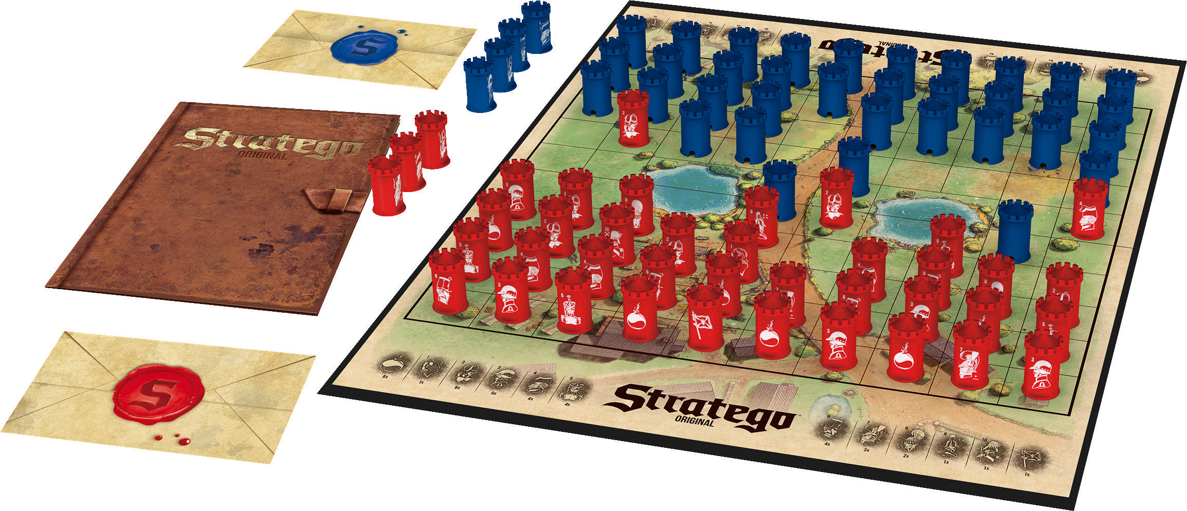 JUMBO Stratego Original Familienspiel Mehrfarbig