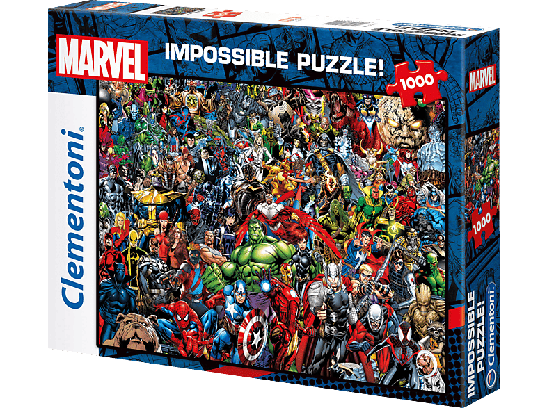 Impossible Teile 1000 Puzzle Puzzle Puzzle CLEMENTONI Mehrfarbig Marvel