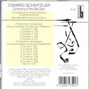 Conrad Schnitzler - Giant Conditions Gas The (CD) - Of