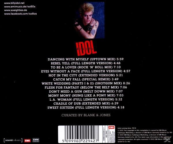 Rückseite eines Musikalbums mit einem Bild eines Mannes und Trackliste.