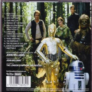 Star Wars Albumcover mit Charakteren: C-3PO, R2-D2, Han Solo usw.