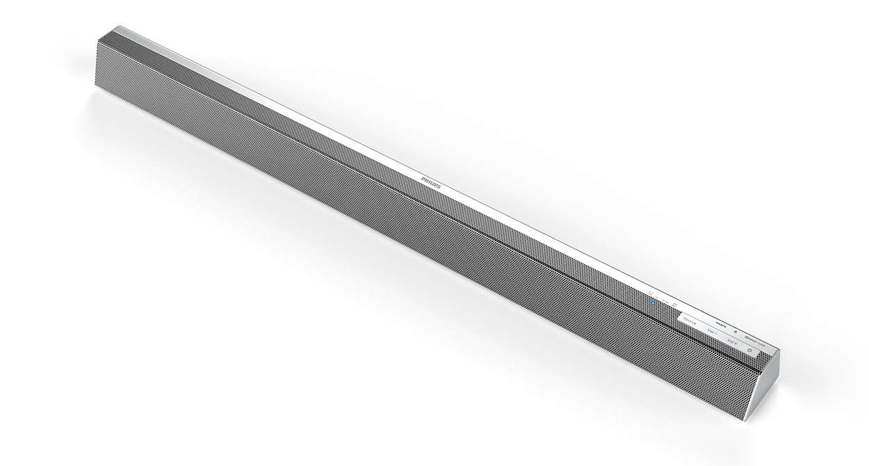 PHILIPS HTL 3325, Soundbar, Silber