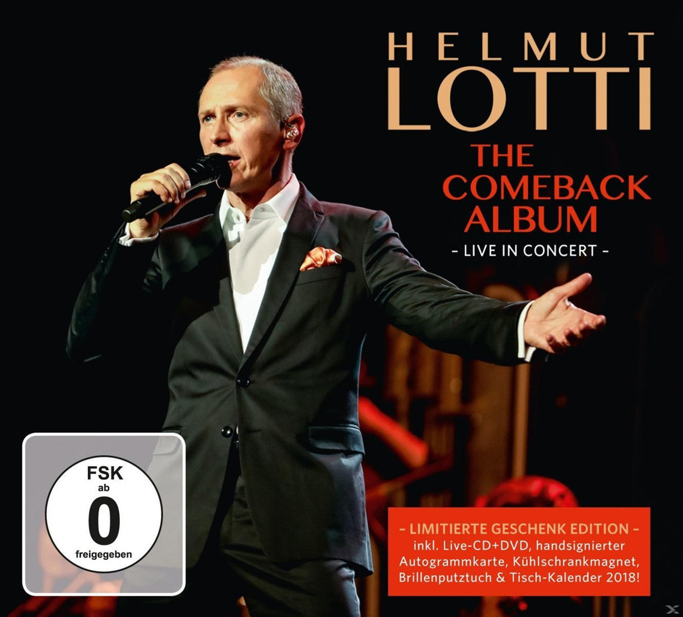 Helmut Lotti, The Golden Symphonic Orchestra - The Comeback Album-Live in Concert Lim.Fan Box  - (CD + DVD Video)