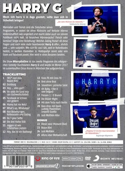 #HarrydieEhre DVD