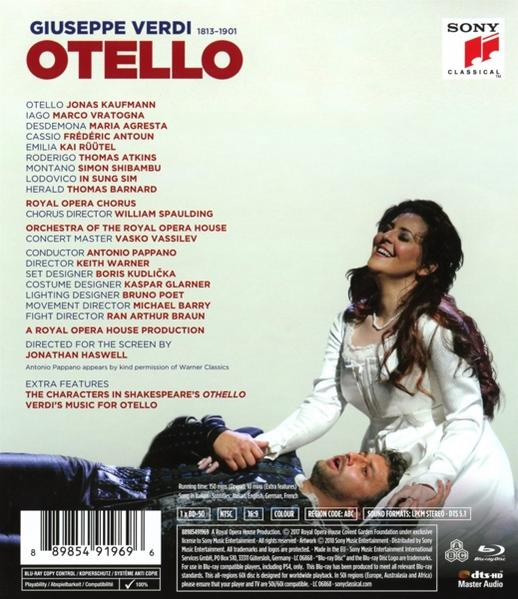 VARIOUS, Orchestra Of The Royal Opera House, Royal Opera Chorus - Otello  - (Blu-ray)