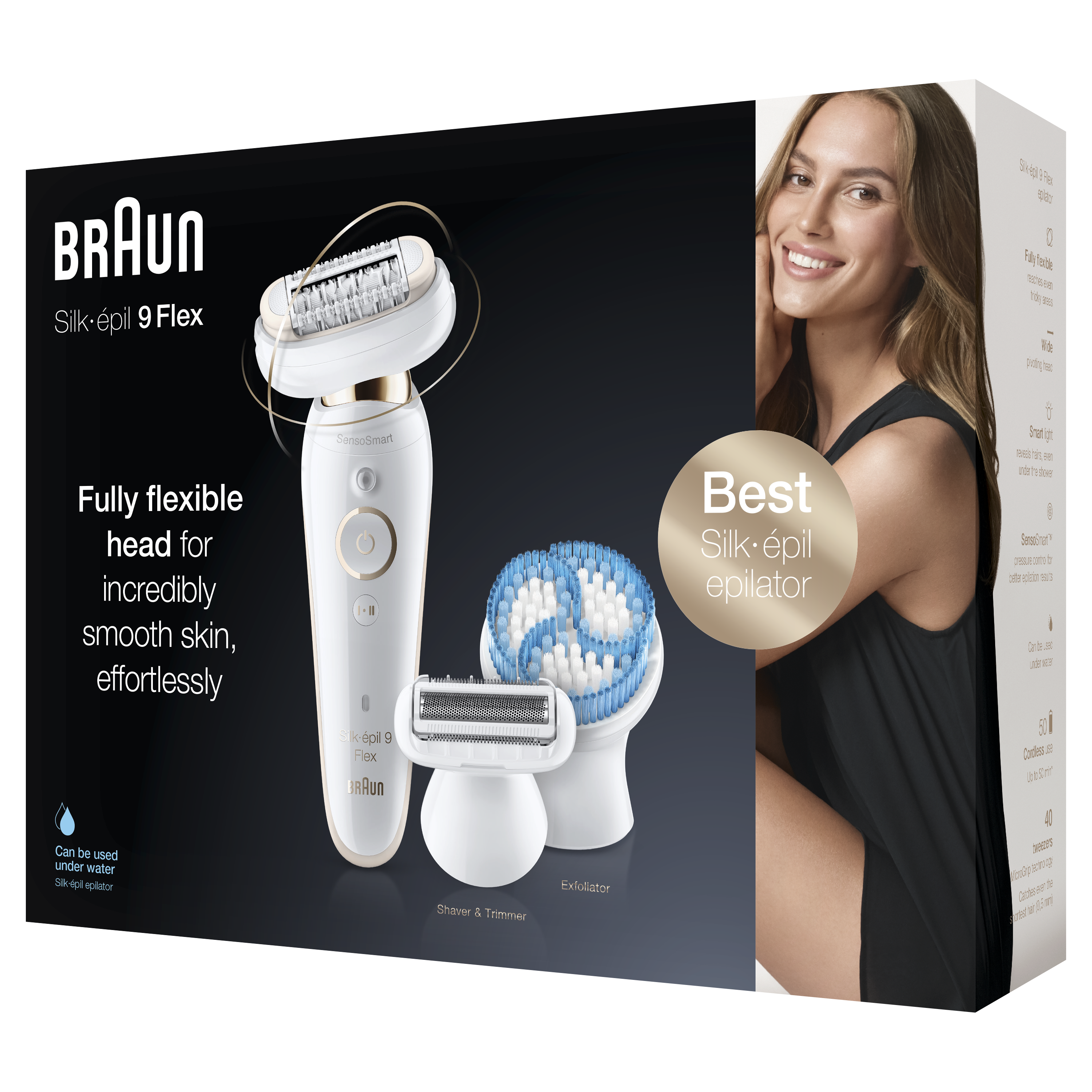 BRAUN SES9010 Silk Epil 3D Flex Epilátor