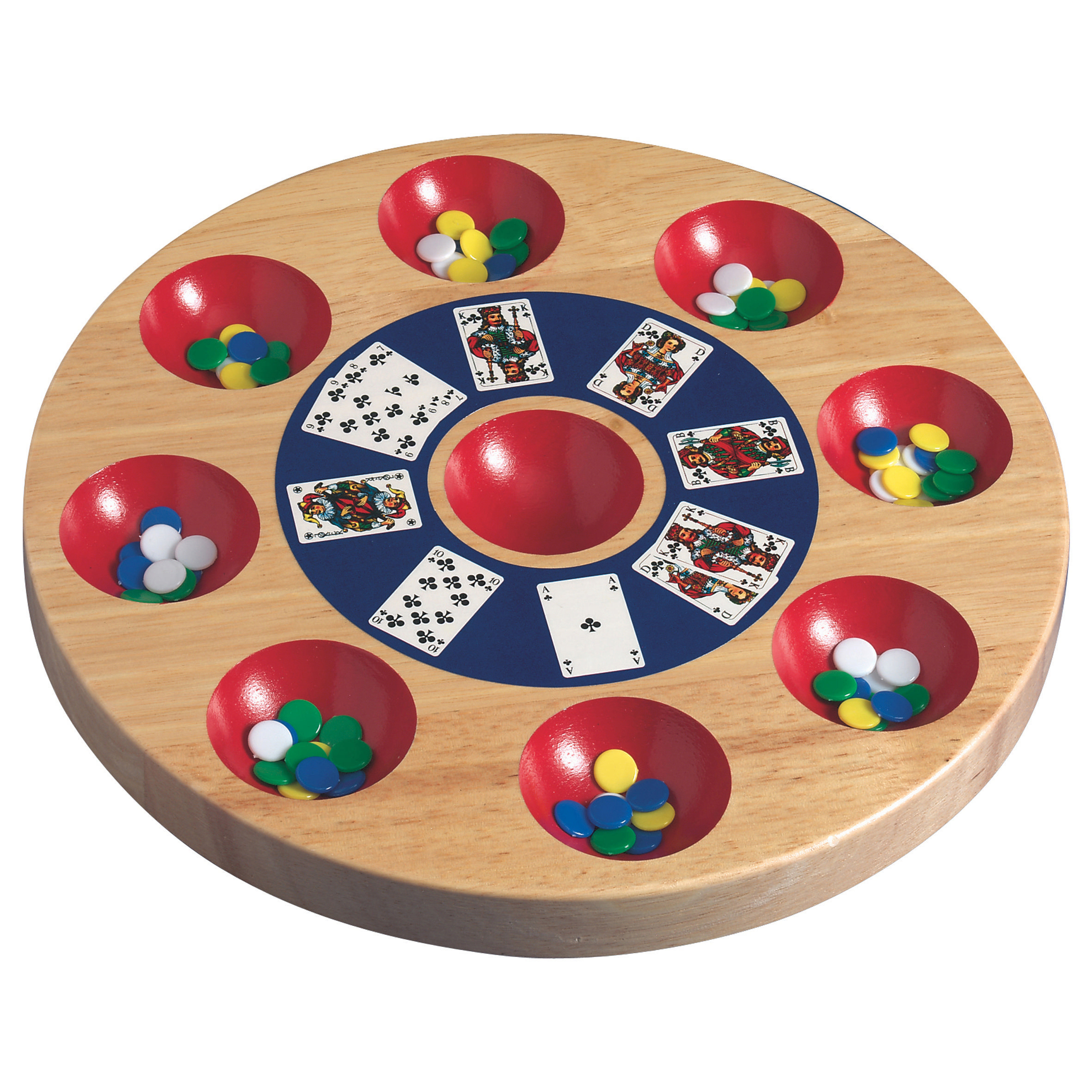 NATURAL GAMES NG Pochen 24,5cm Gesellschaftsspiel Mehrfarbig