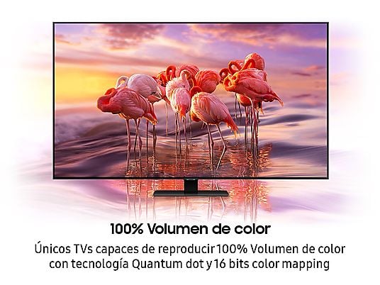 TV QLED 55" - Samsung QLED 4K 2020 55Q80T, Smart TV, Direct Full Array HDR 1500, IA 4K UHD, Asistentes de voz