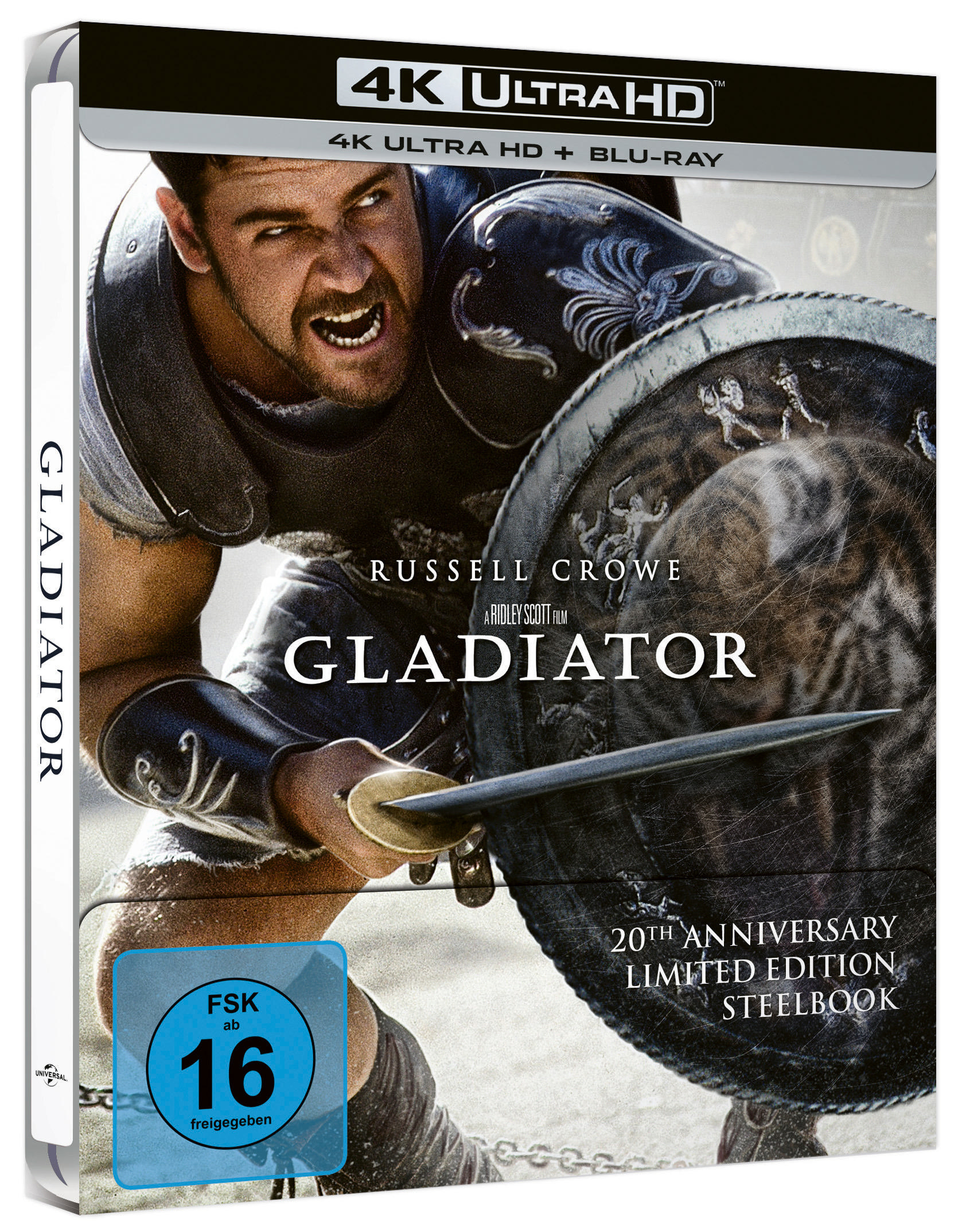 Gladiator (exklusives SteelBook®) 4K Ultra HD Blu-ray + Blu-ray