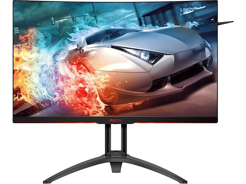 Monitor Aoc Ag322qc4 31.5 curvo 4ms qhd hdmi displayport inclinable 300 cdm² freesync2 negro 315 led 2k 144hz freesync altavoces gaming agon 32 resolución 2560 x 1440 pixeles contraste 25001 4 2 flickerfree lowblue 144 80 4038986116428 2.0 1.2