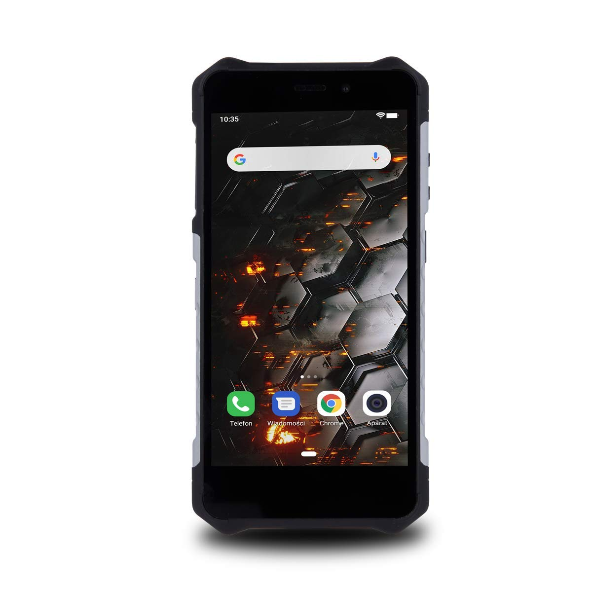 Hammer Iron 3, 5.5" HD, 1GB RAM, 16 GB, MTK6580, 8+5 MP, IP68, 4400 mAh, Android, Plata