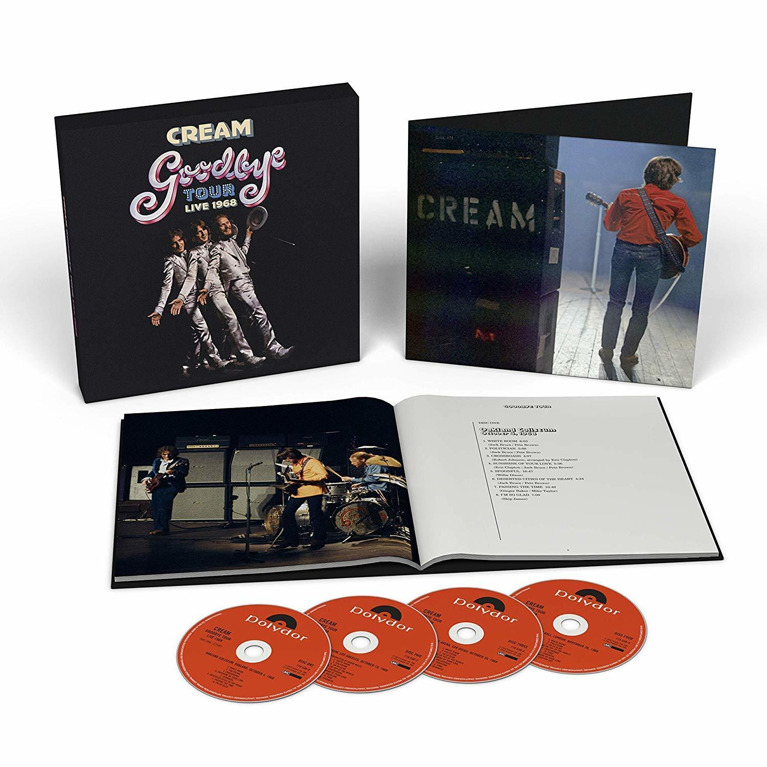 Cream - Goodbye Tour - 1968 (CD) - Live