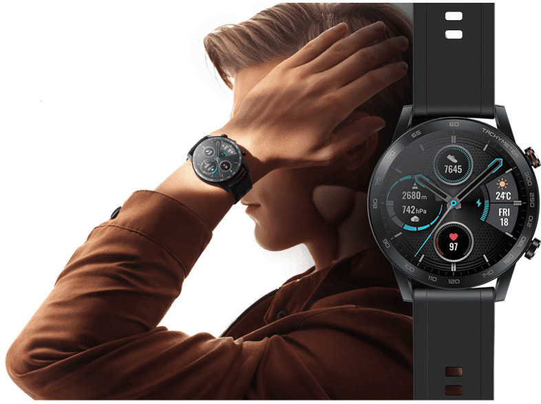HONOR Outlet MagicWatch 2 okosóra 46 mm, szénfekete Media HONOR Outlet MagicWatch 2 okosóra 46 mm, szénfekete Media
