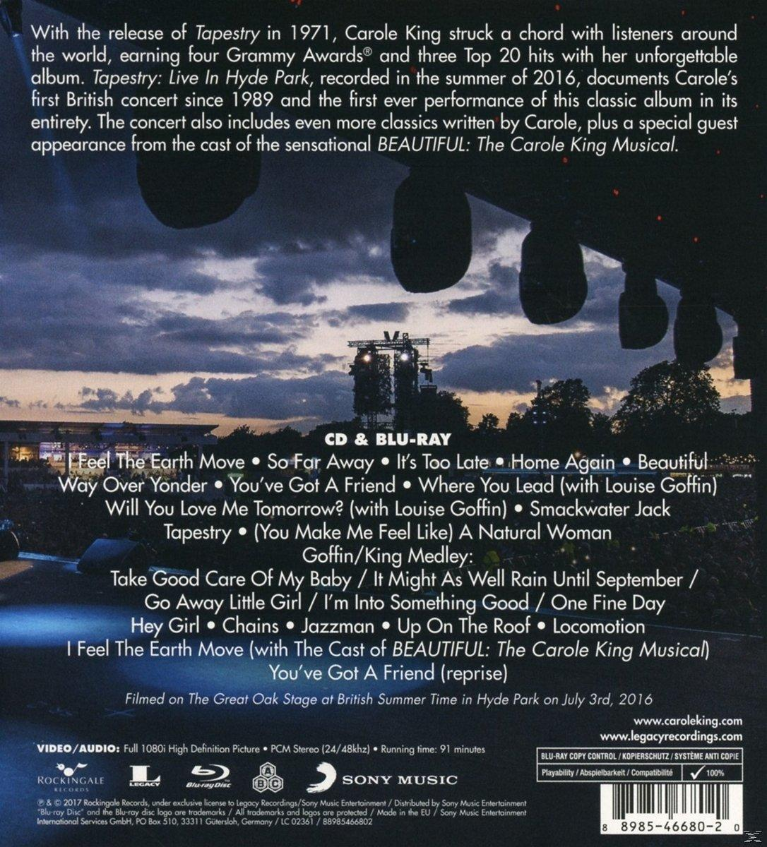 Zenei CD és Blu-ray tok hátlapja koncertdallistával, leírásokkal és logókkal.