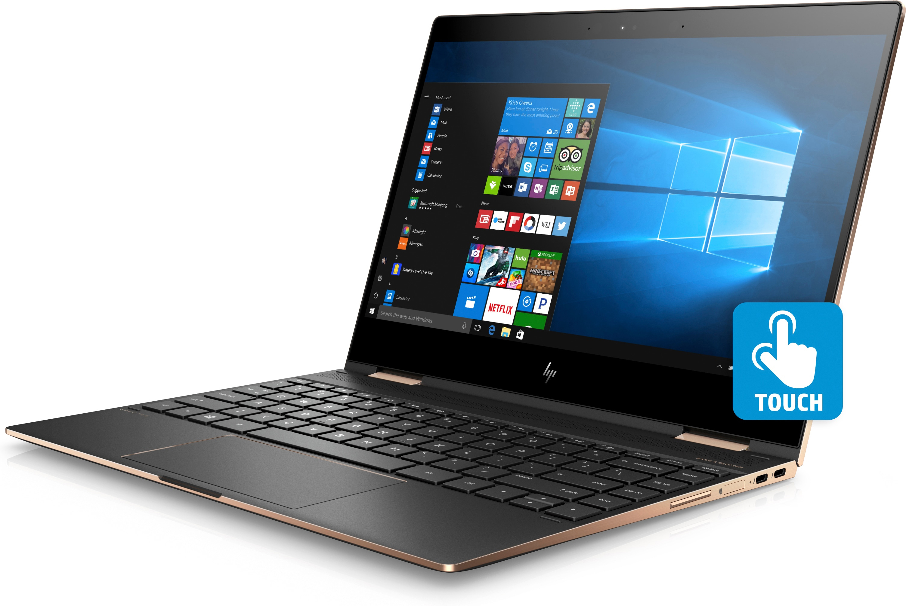 HP Spectre x360 13-ae034ng - 13,3 Zoll - Intel® Core™ i7 i7-8550U - 16 GB - 1 TB - Intel® UHD 620 - Windows 10 Home (64 Bit)