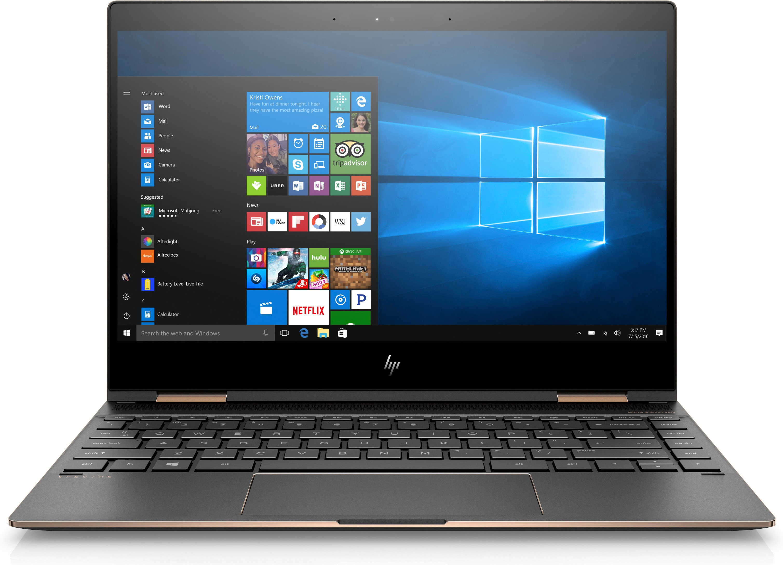 HP Spectre x360 13-ae034ng - 13,3 Zoll - Intel® Core™ i7 i7-8550U - 16 GB - 1 TB - Intel® UHD 620 - Windows 10 Home (64 Bit)