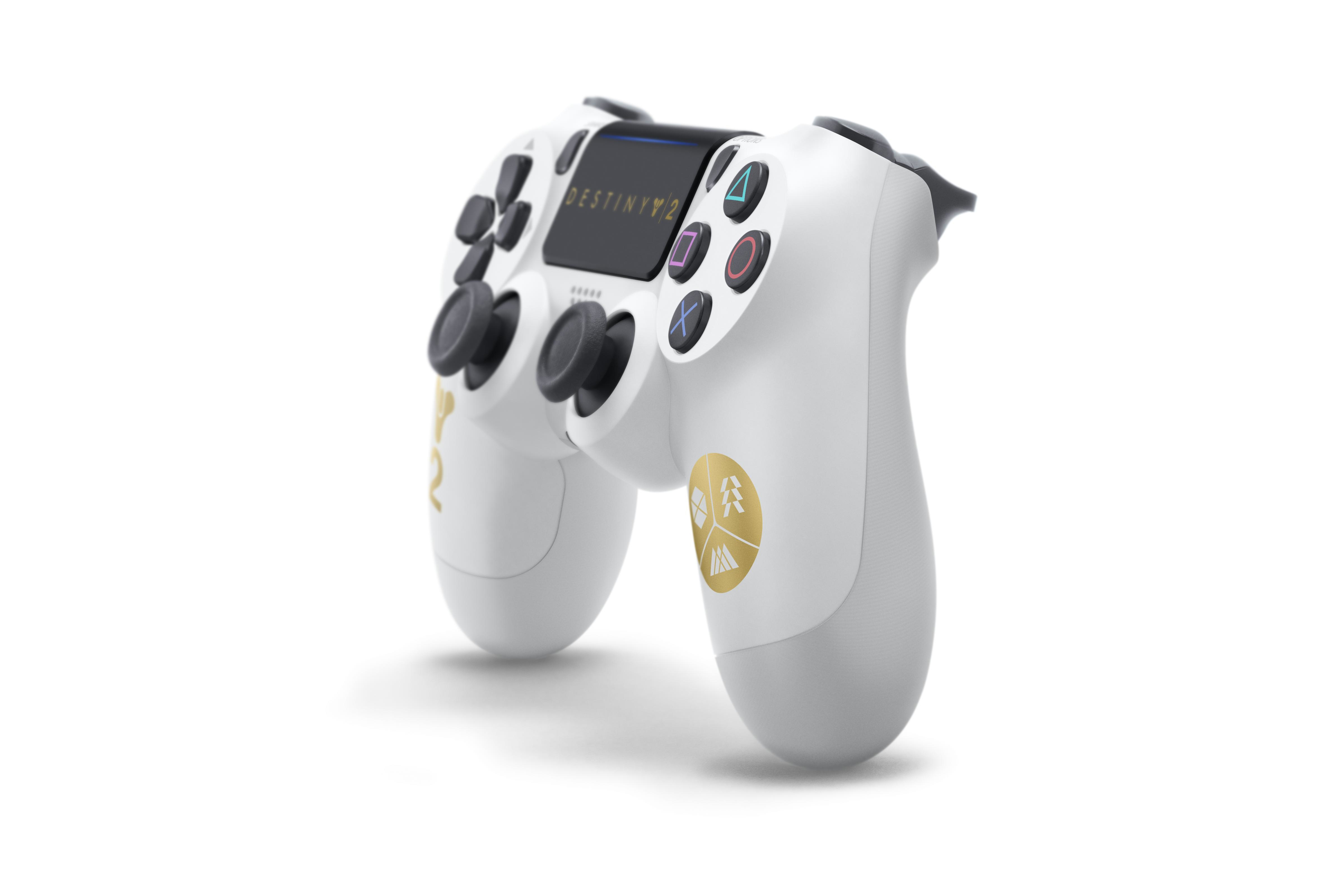 SONY Destiny 2 - PS4 Wireless DUALSHOCK®4 Controller Weiß/Gold für PlayStation 4