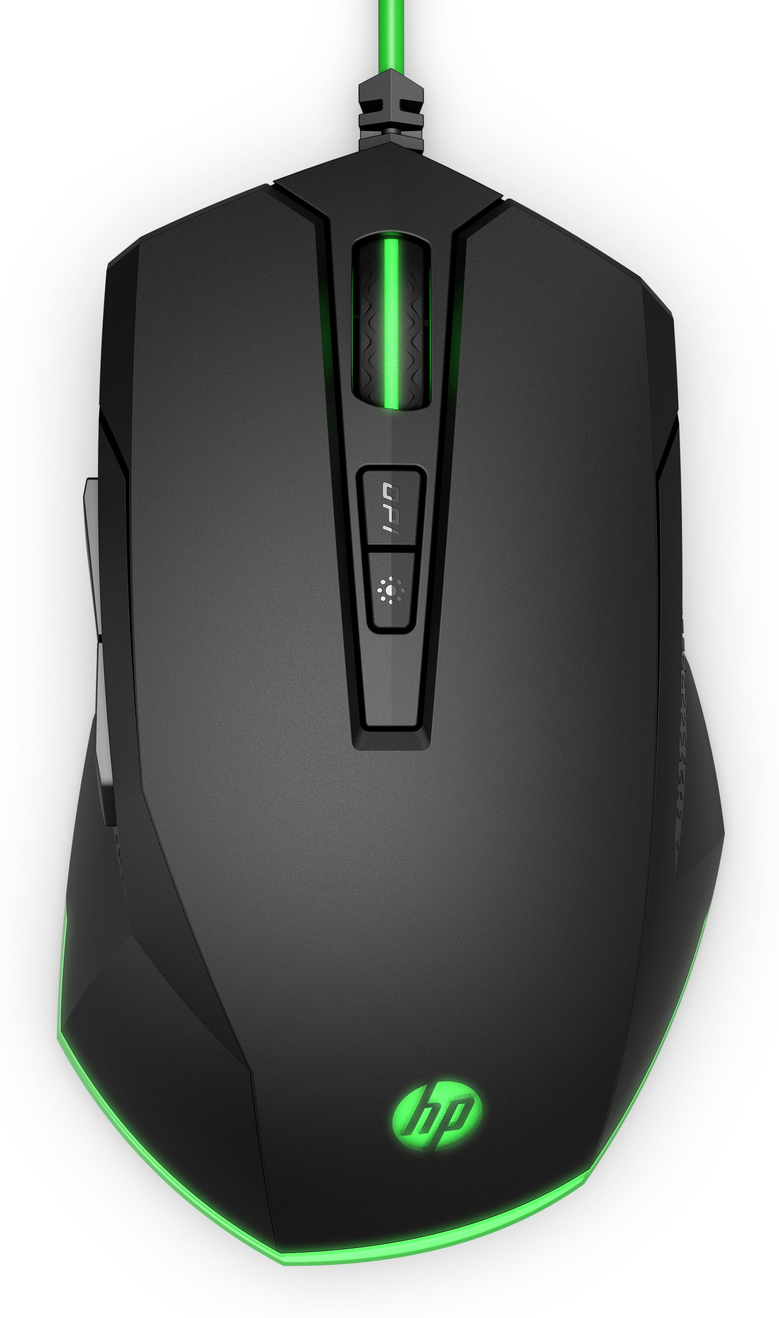 HP Pavilion Gaming 200 Gamingmaus, Schwarz/Grün