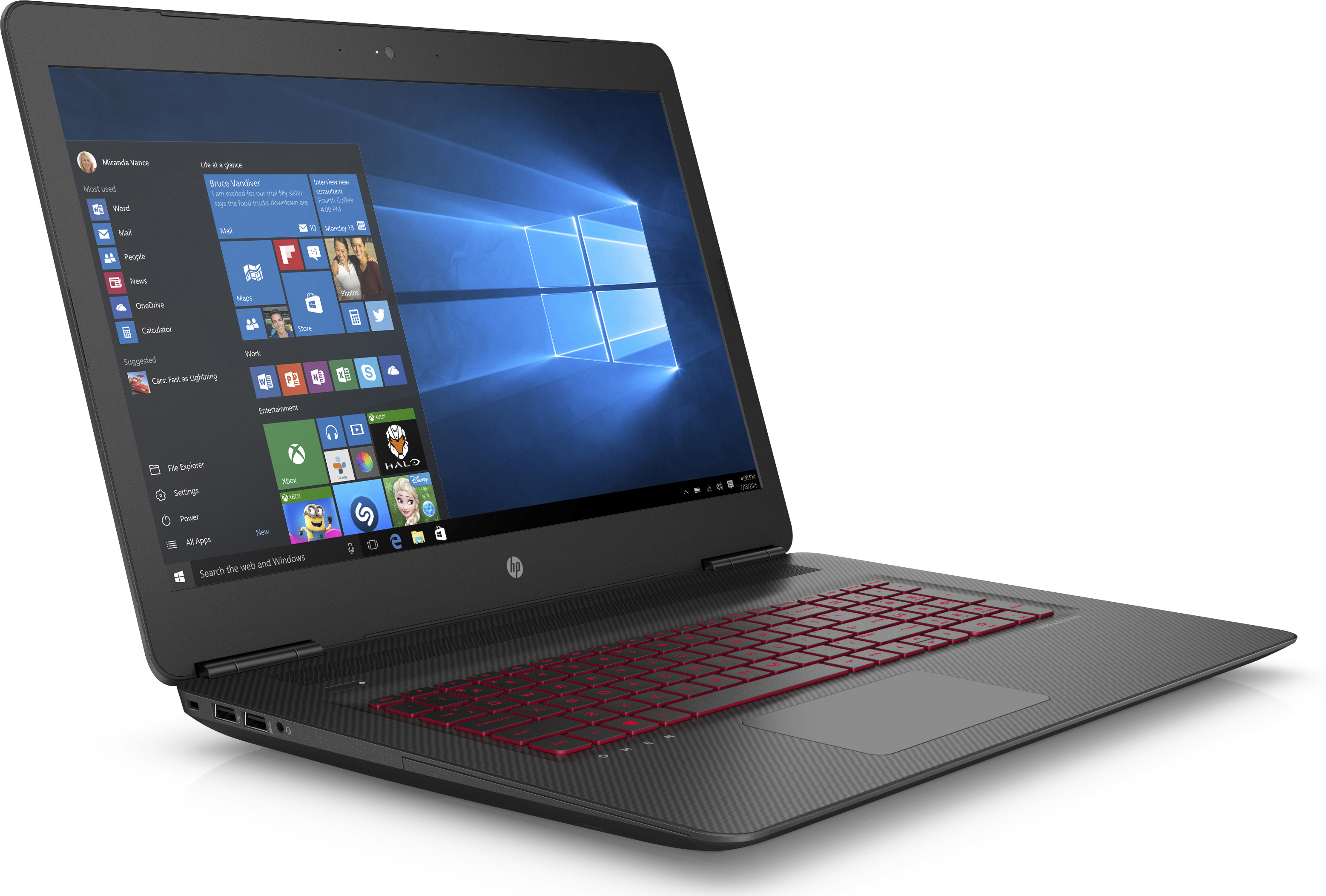 HP OMEN by HP 17-w103ng - 17,3 Zoll - Intel® Core™ i7 i7-6700HQ - 16 GB - 1 TB - NVIDIA GeForce® GTX 1060 - Windows 10 Home (64 Bit)