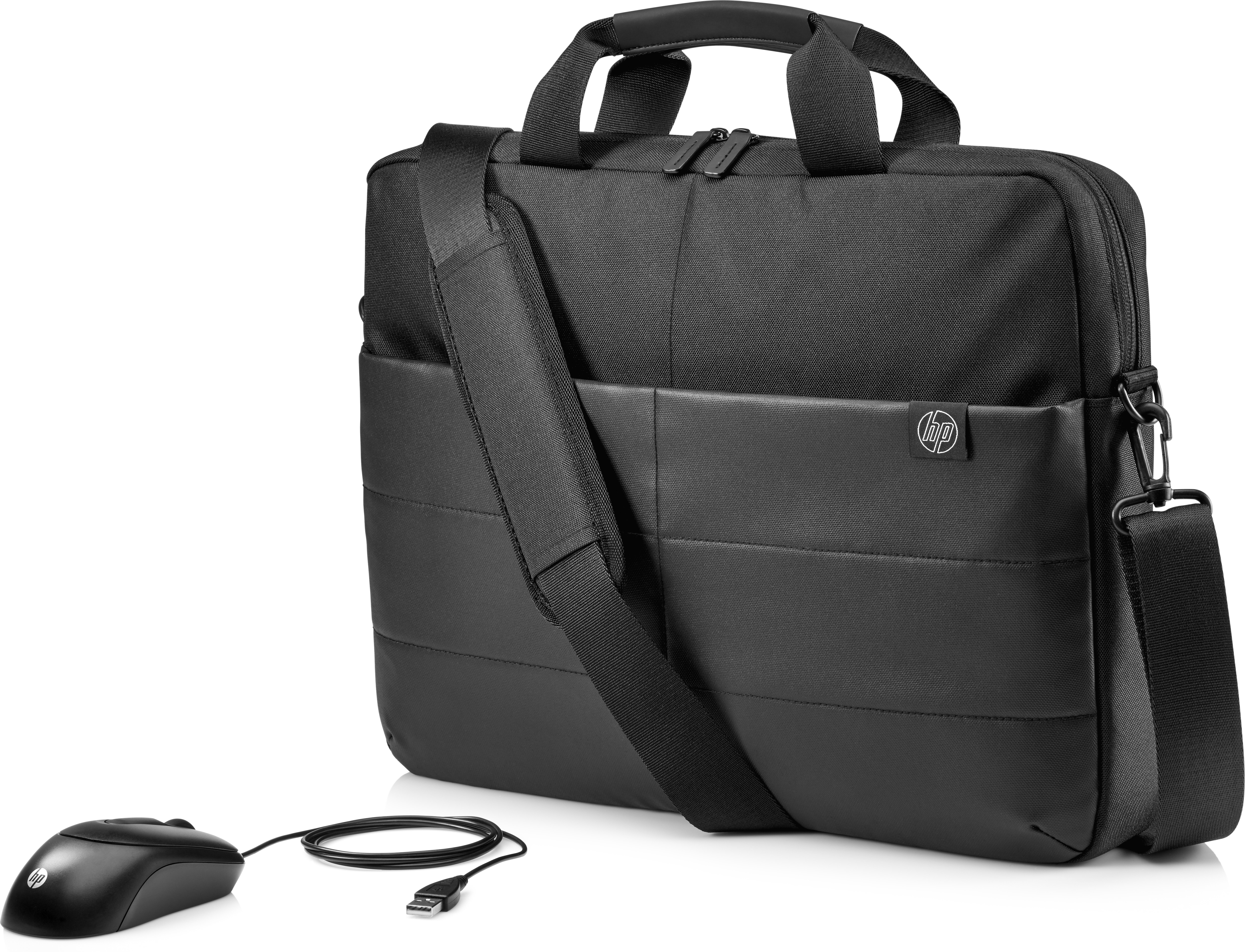 HP Classic Briefcase Notebooktasche Aktentasche für Universal, Schwarz
