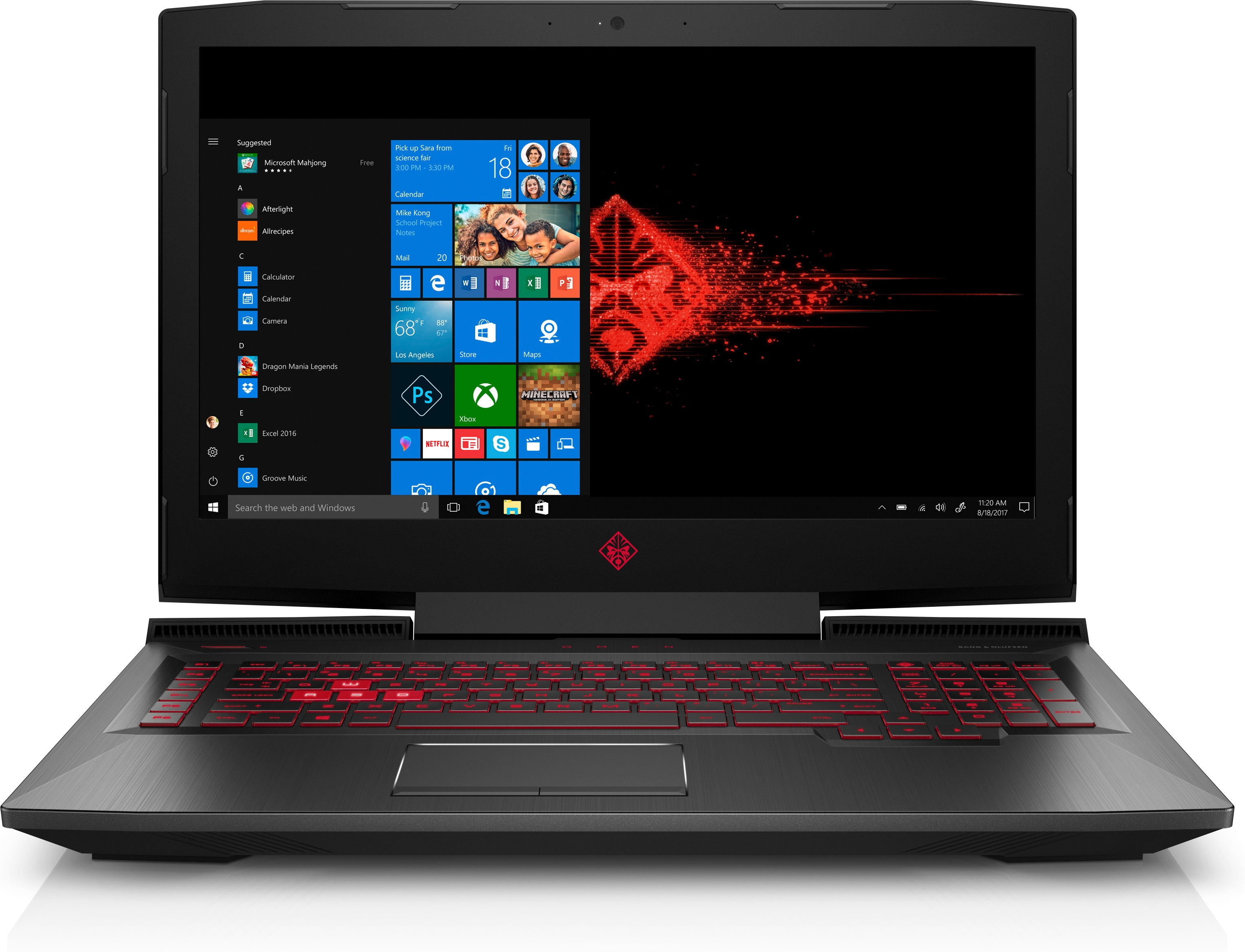 HP OMEN 17-AN171NG - 17,3 Zoll - Intel® Core™ i5 i5-8300H - 8 GB - 1 TB - NVIDIA GeForce® GTX 1050 - Windows 10 Home (64 Bit)