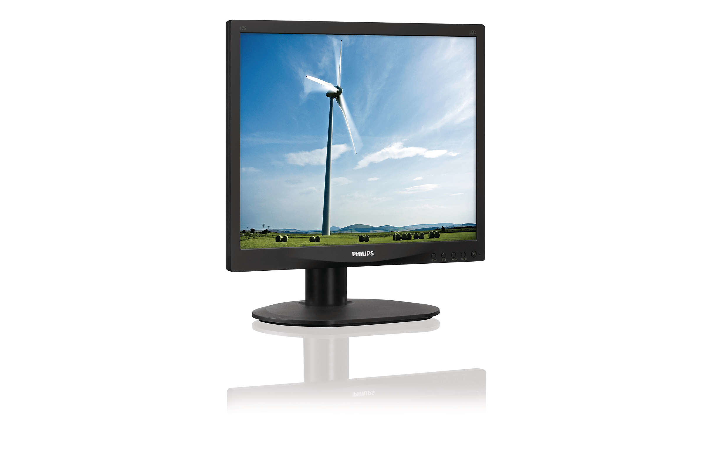 PHILIPS S Line LCD monitör, LED arka aydınlatma 17S4LSB/00