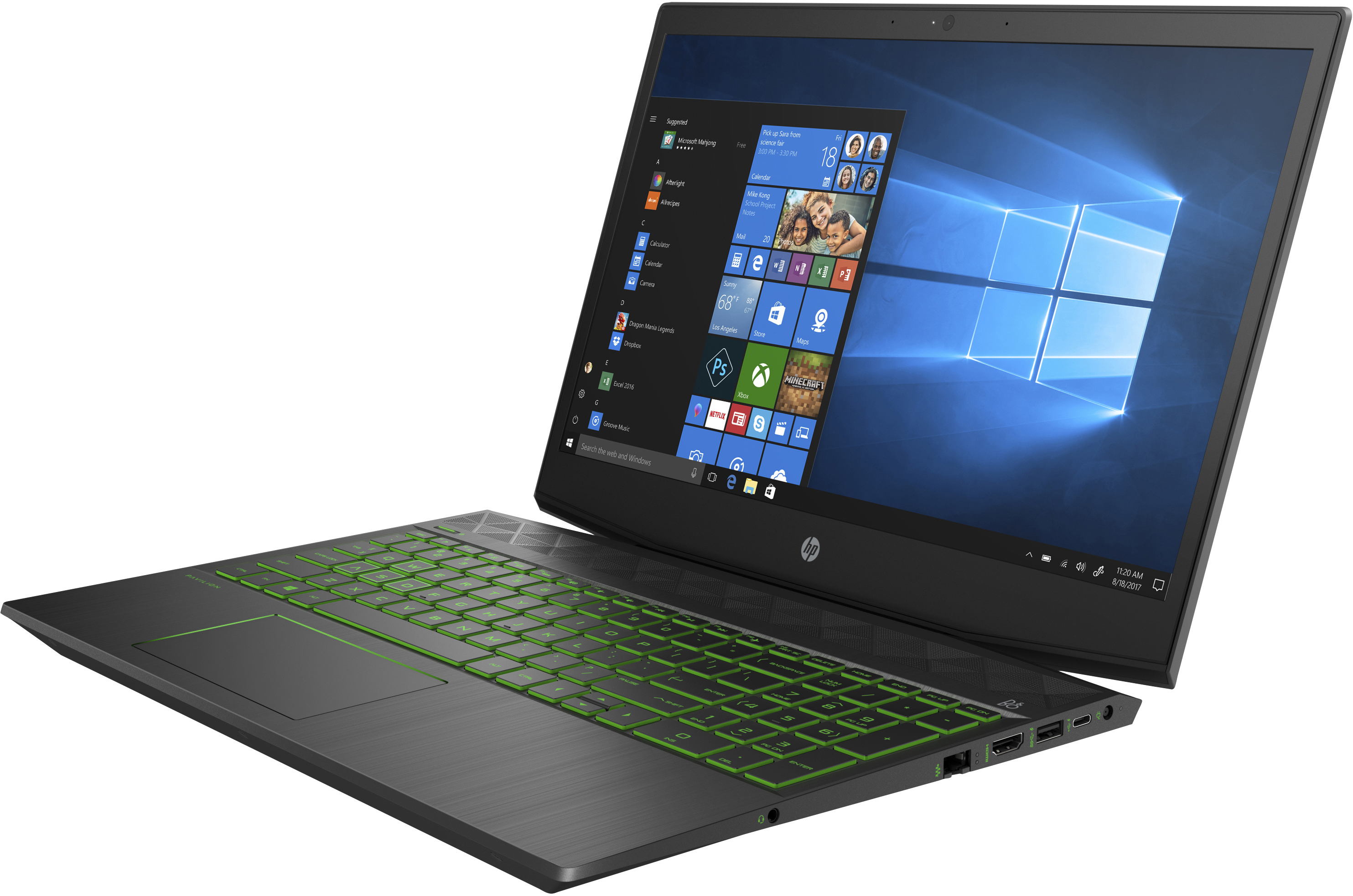 HP Pavilion 15-CX0305NG - 15,6 Zoll - Intel® Core™ i5 i5-8300H - 16 GB - 1 TB - NVIDIA GeForce® GTX 1050 - Windows 10 Home (64 Bit)