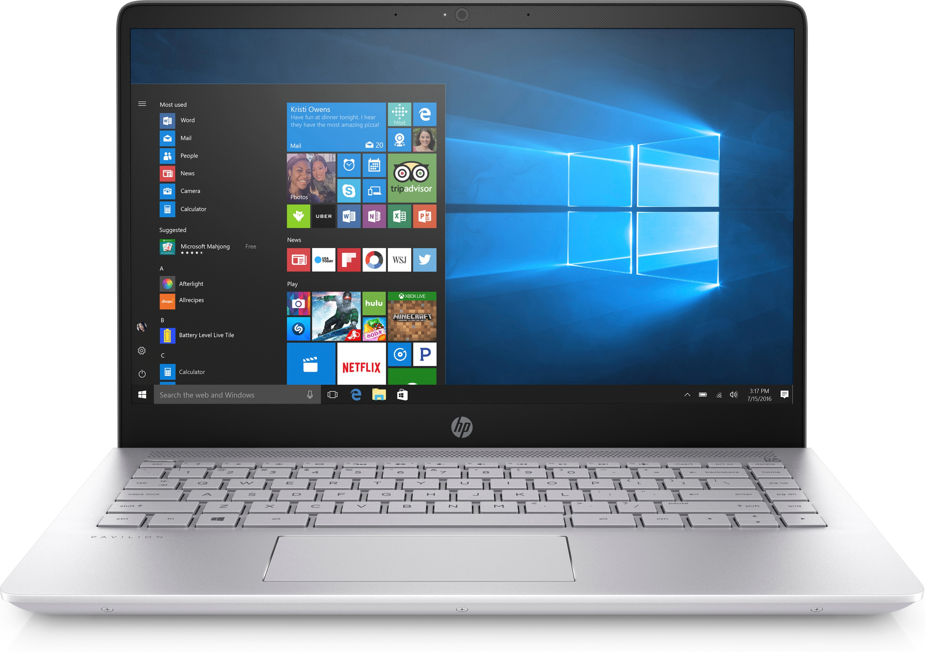 HP 14-bf170ng - 14 Zoll - Intel® Core™ i5 i5-8250U - 8 GB - 1 TB - NVIDIA - Windows 10 Home (64 Bit)
