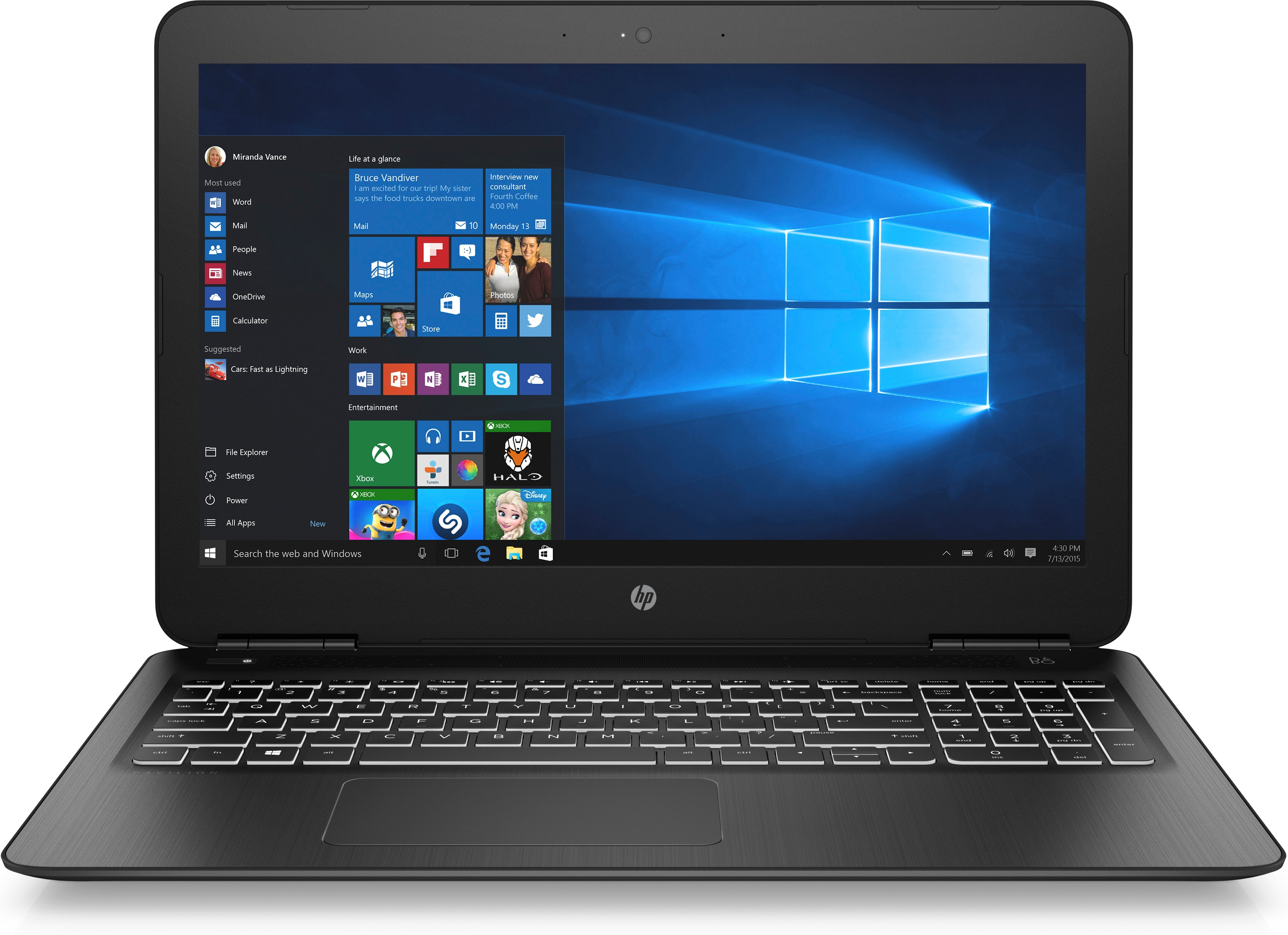 HP Pavilion 15-bc330ng - 15,6 Zoll - Intel® Core™ i5 i5-7200U - 8 GB - 1 TB - NVIDIA GeForce® GTX 950 - Windows 10 Home (64 Bit)