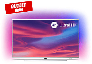 PHILIPS 65PUS7304 65" 164 Ekran Uydu Alıcılı Android Smart 4K Ultra HD LED TV Açık Gümüş Outlet 1203613