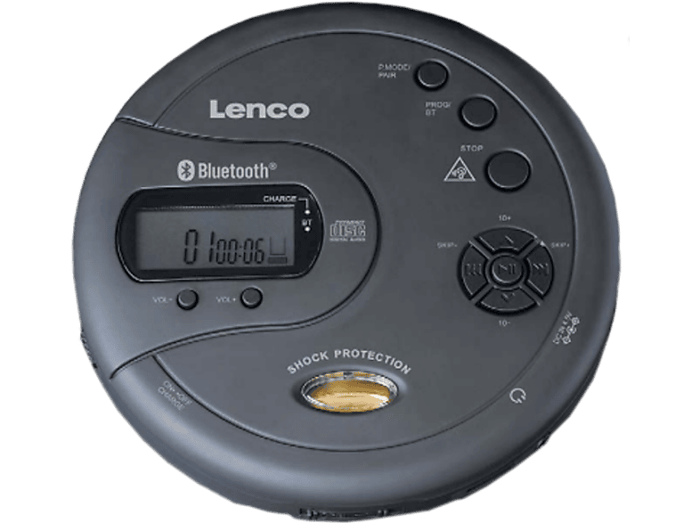 Tragbarer CD-300BK LENCO CD-MP3-Player MediaMarkt Bluetooth® | kaufen online
