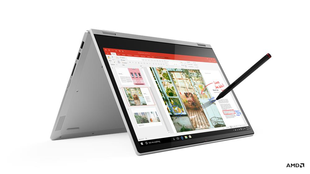 LENOVO 81N600BRTX Yoga C340/AMD Ryzen3 3200U/4GB RAM/128GB SSD/VEGA3/14'' Full HD W10/ Laptop Platin Grisi