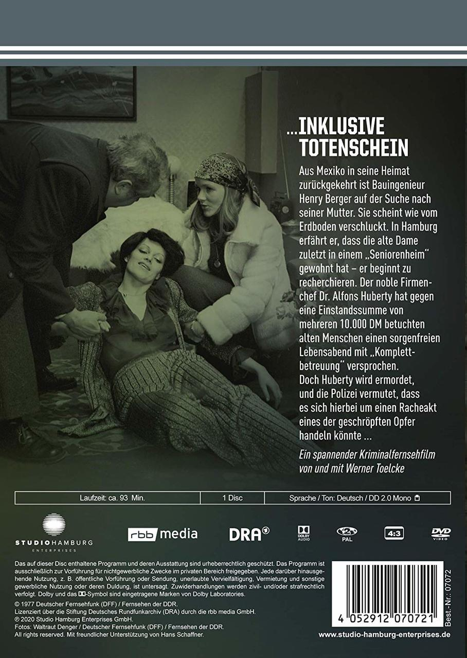 ...inklusive Totenschein DVD