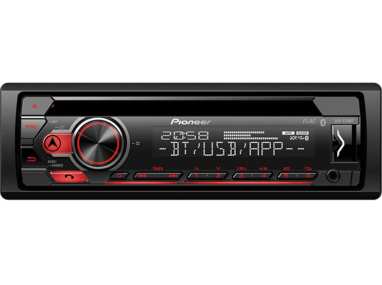 Autorradio | Pioneer DEH-S310BT Negro