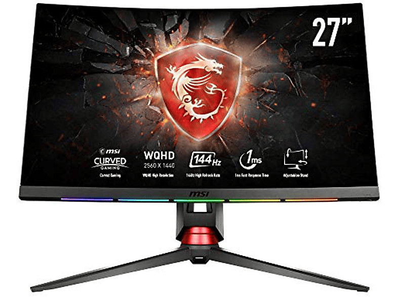 Monitor - MSI Optix MPG27CQ2 27" LED Wide QuadHD 144Hz Curvo