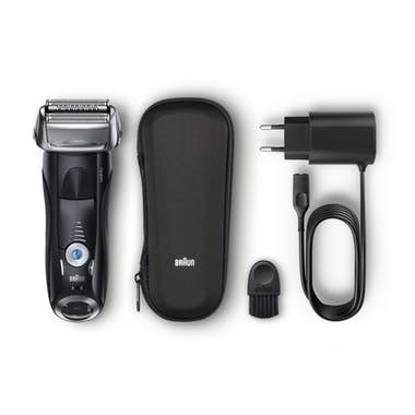 Afeitadora - Braun Series 7 7840s, Wet&Dry, 5Velocidades, Recargable, Negro