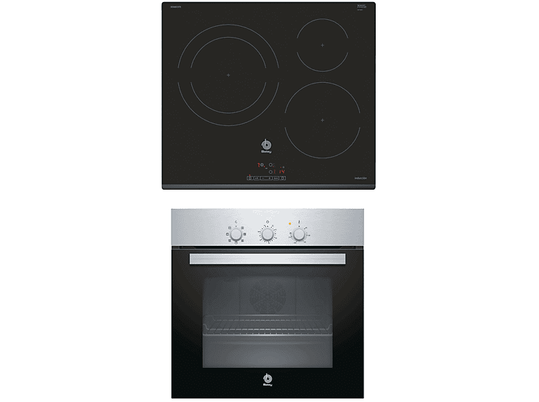 Cocina Balay 3hi833xp placa de 3 zonas horno aire caliente 3d 60